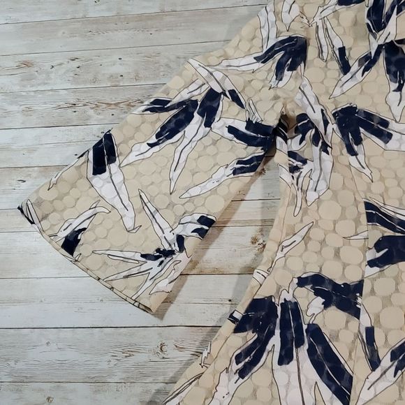 Kellee Blazer Jacket Wire Adjustable Collar Cruisewear Vibe Tropical Small - Picture 6 of 9